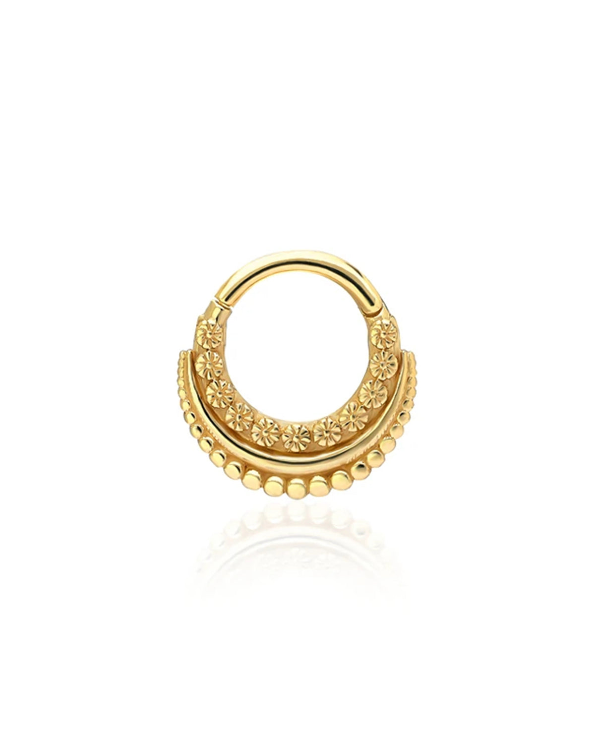 Çiçek Altın Piercing PR200331