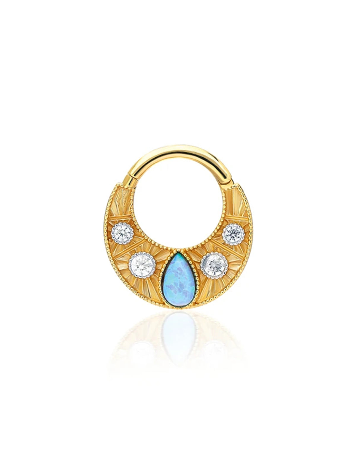 Teardrop Altın Piercing PR200329