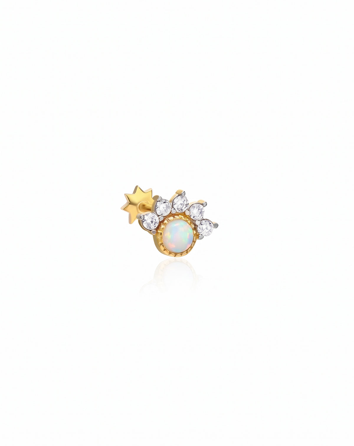 Crest Altın Piercing PR200154