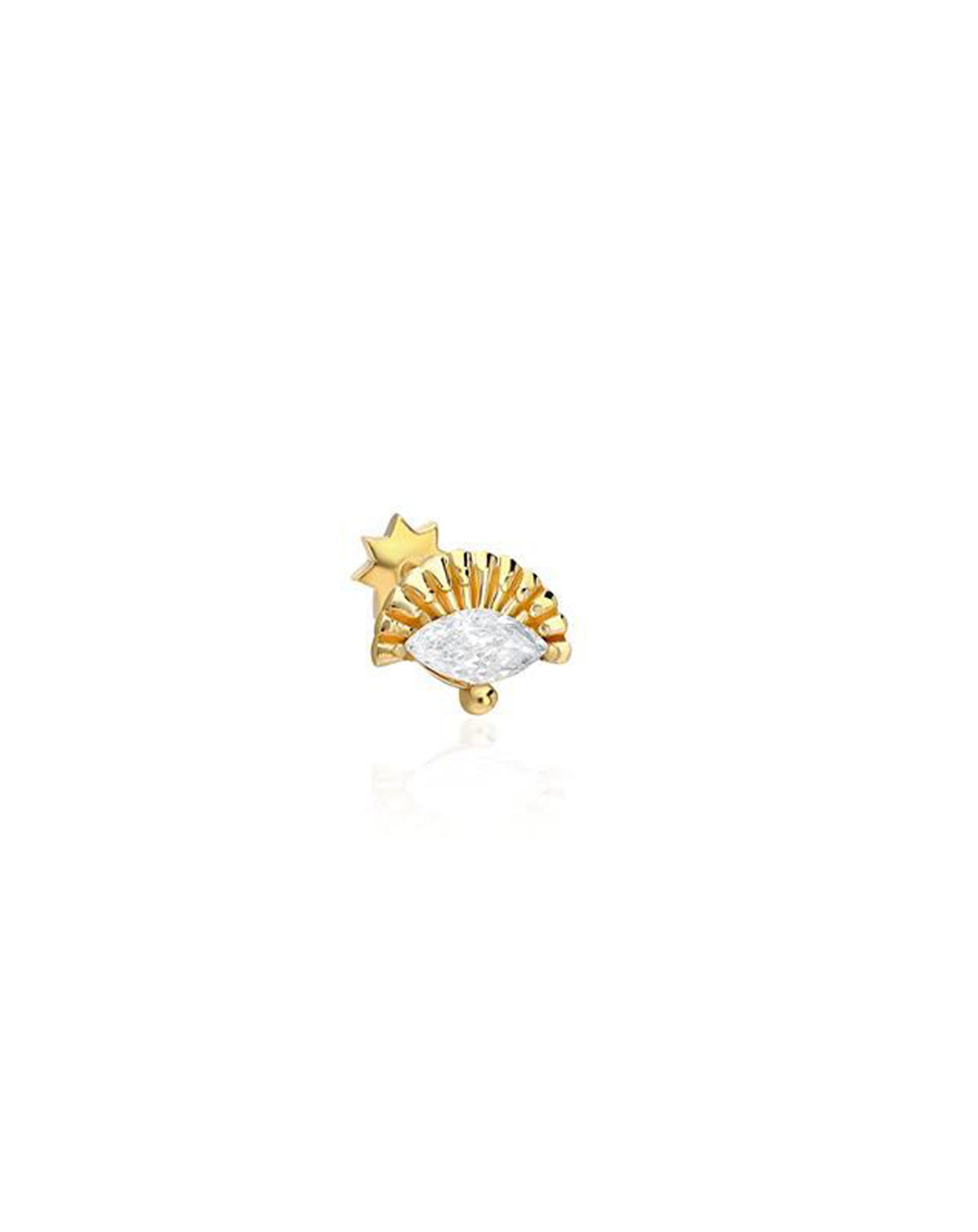 Rayed Altın Piercing PR200165
