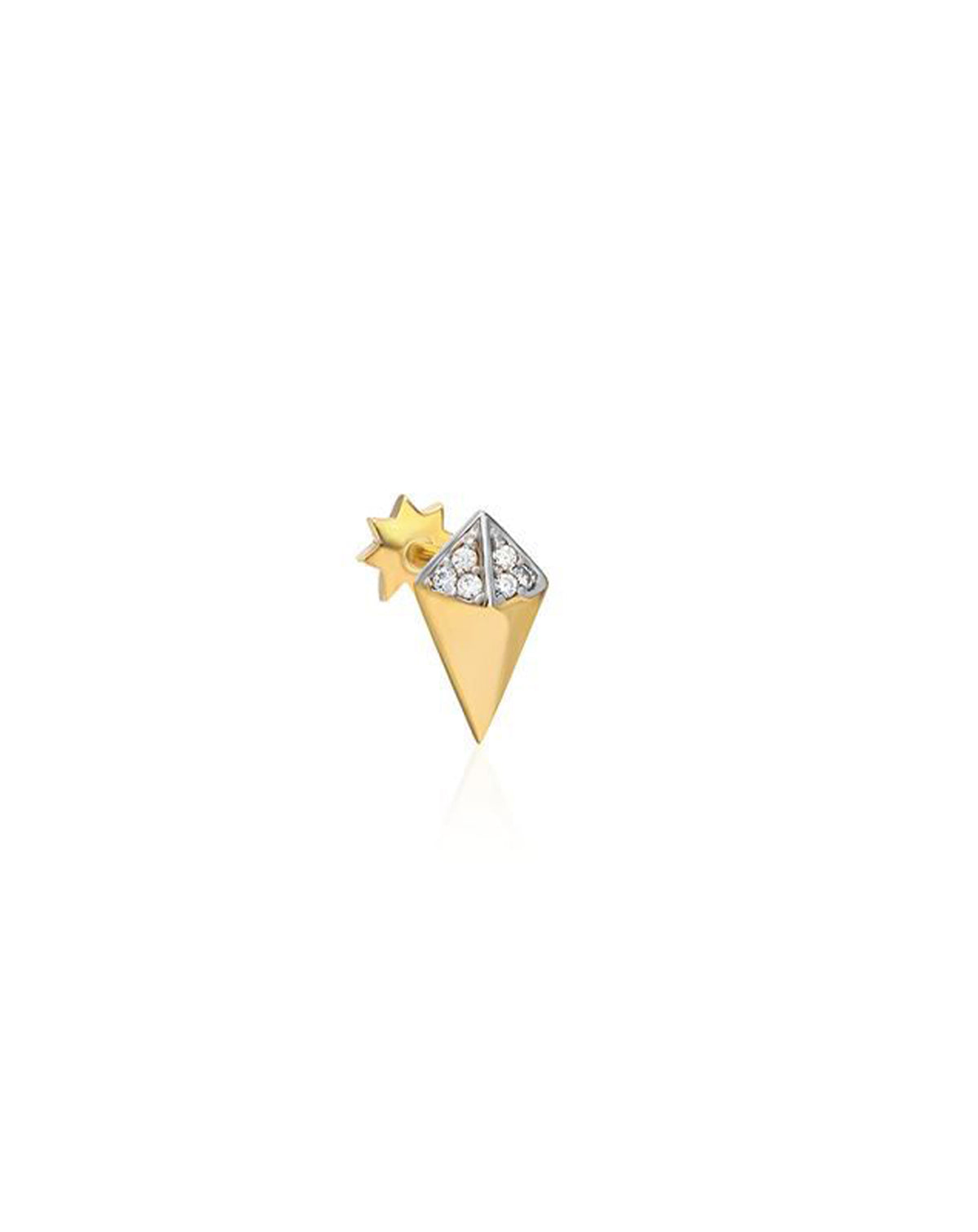 Cone Altın Piercing PR200181