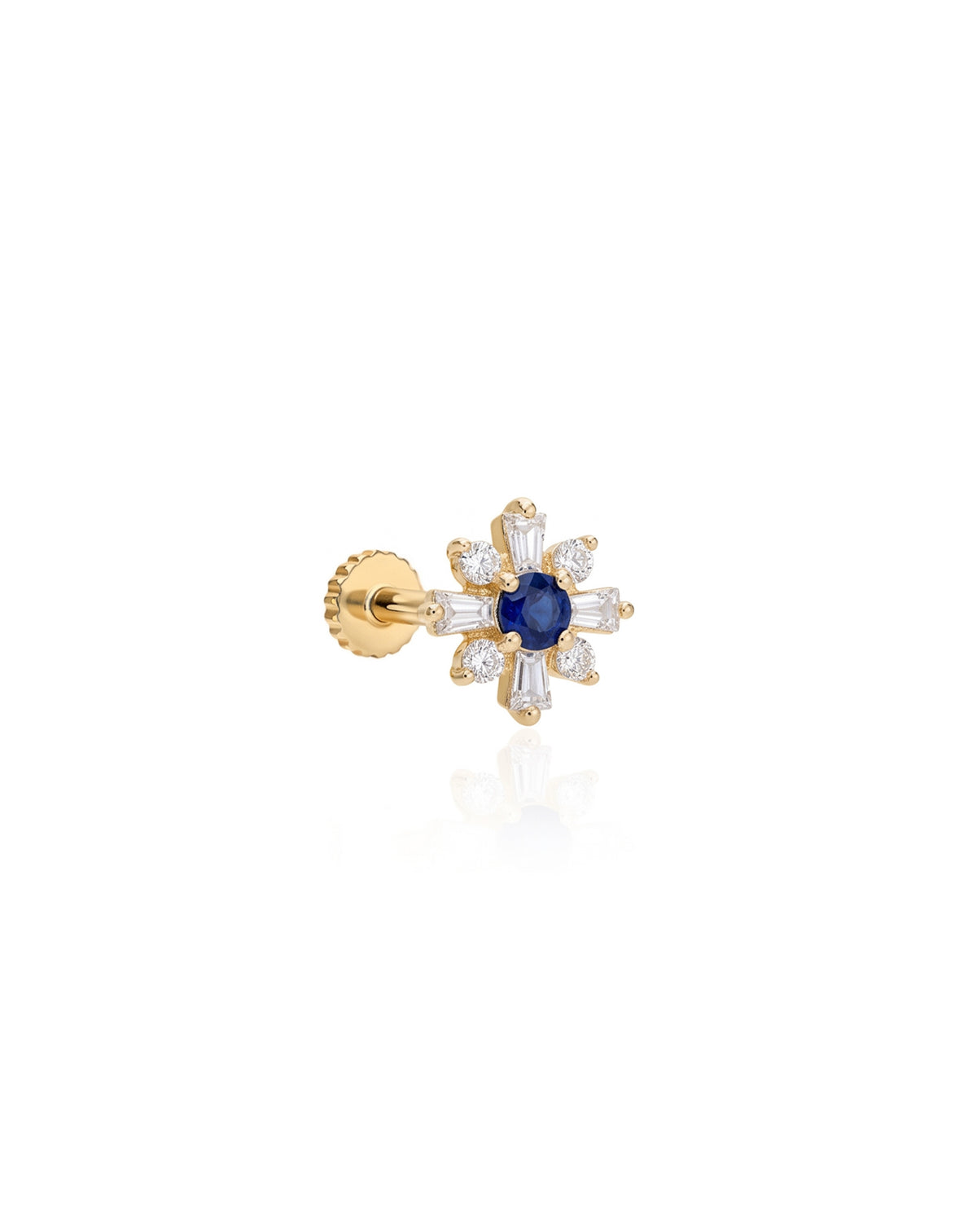 Çiçek Altın Piercing PR200280