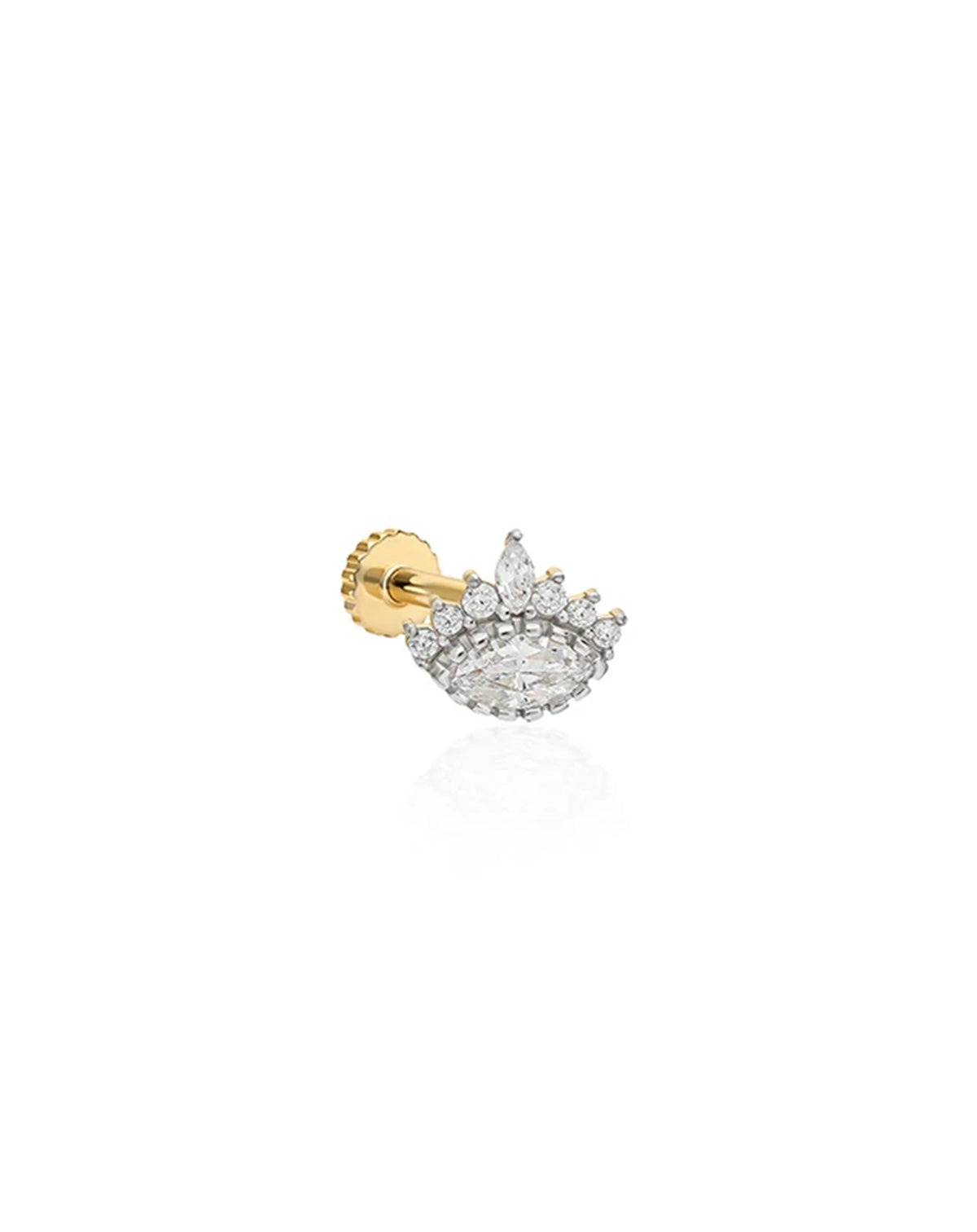 Taç Altın Piercing PR200267