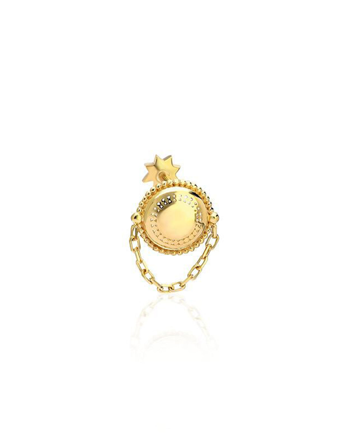 Disc Altın Piercing PR200187