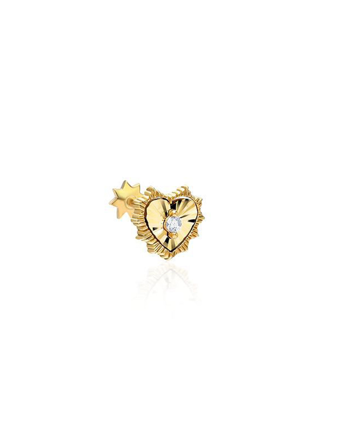 Kalp Altın Piercing PR200200