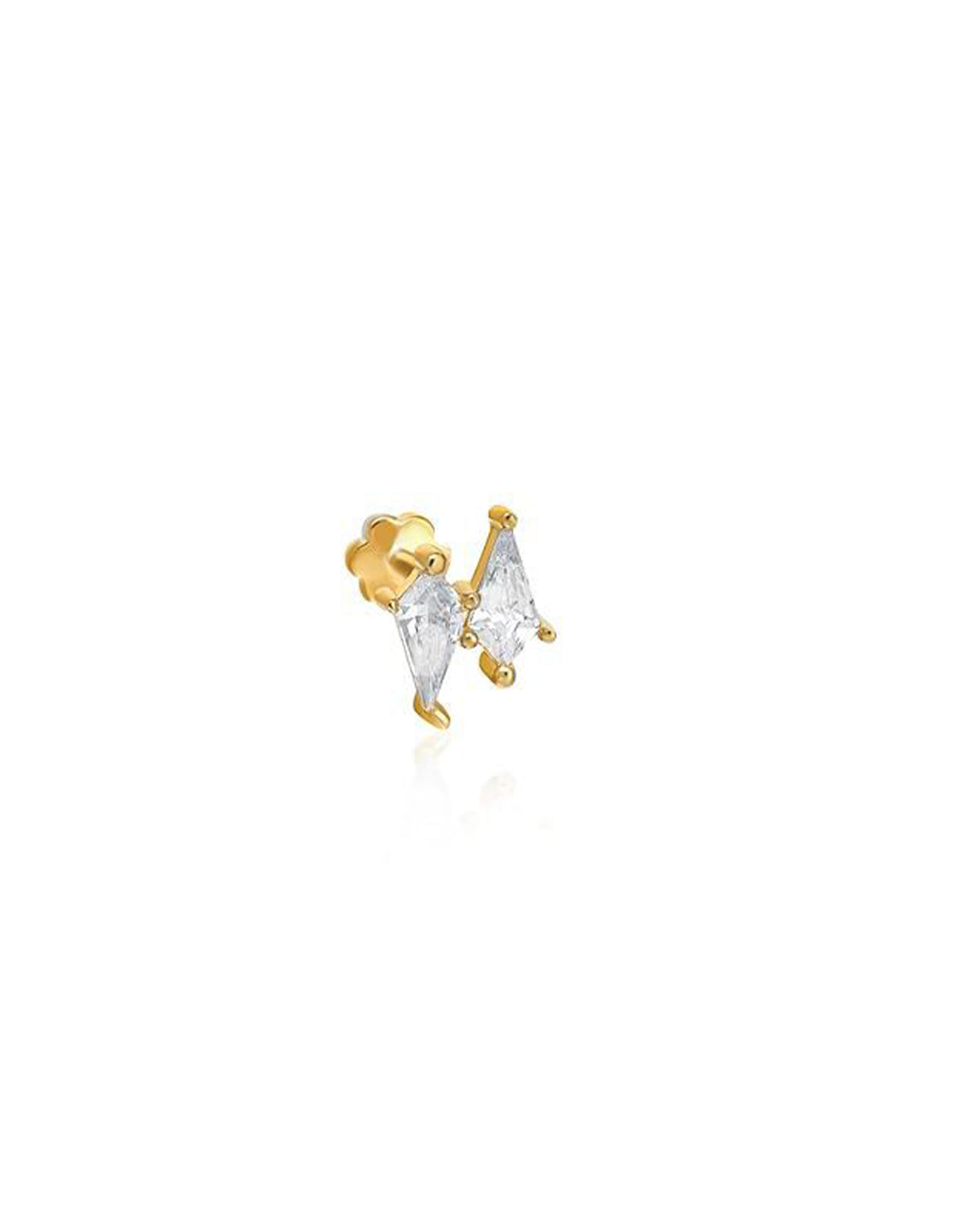Kite Cut Altın Piercing PR200212