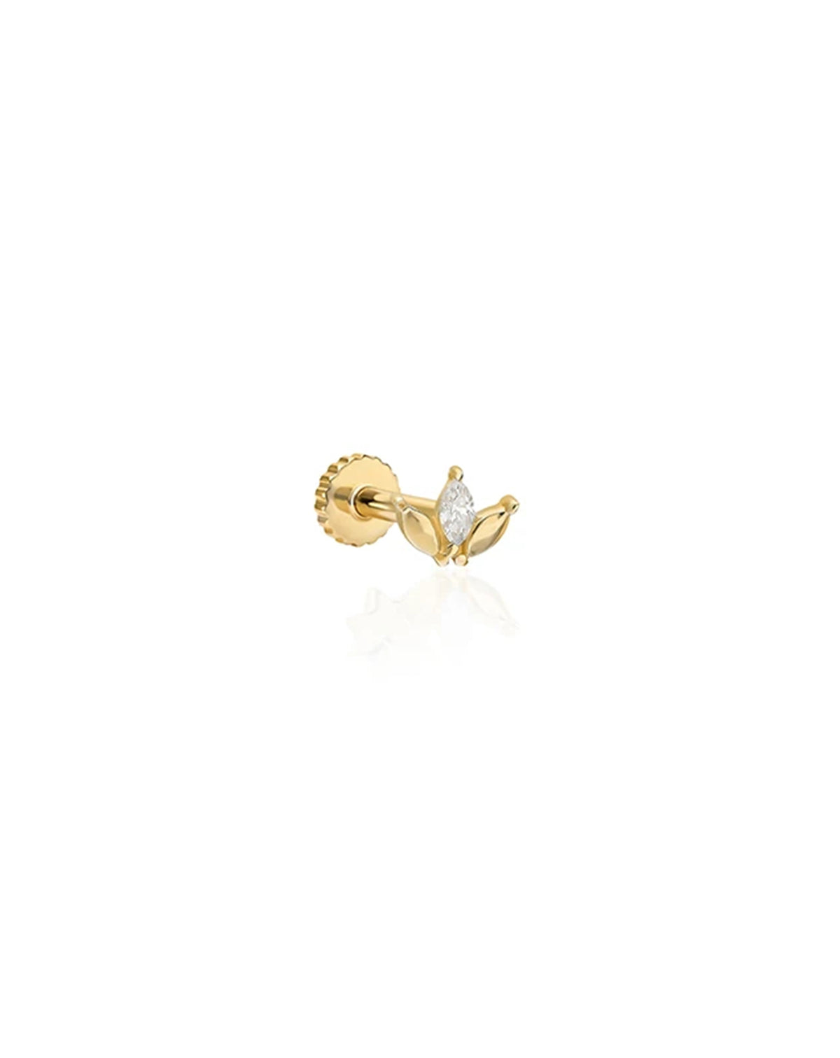 Yaprak Altın Piercing PR200258