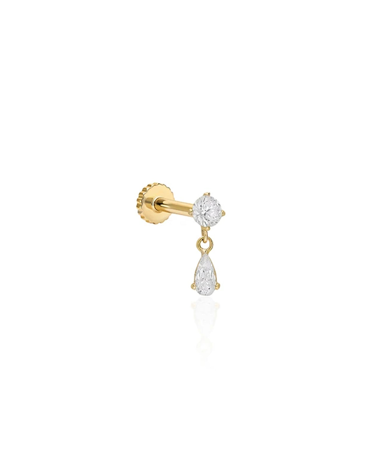 Dewdrop Altın Piercing PR200274