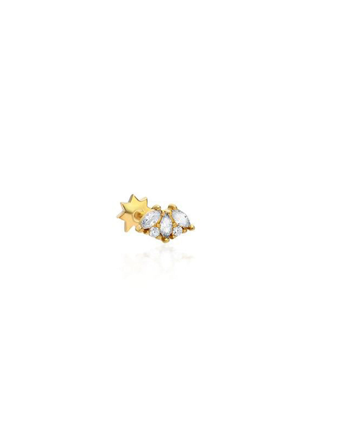 Fhaped Altın Piercing PR200275
