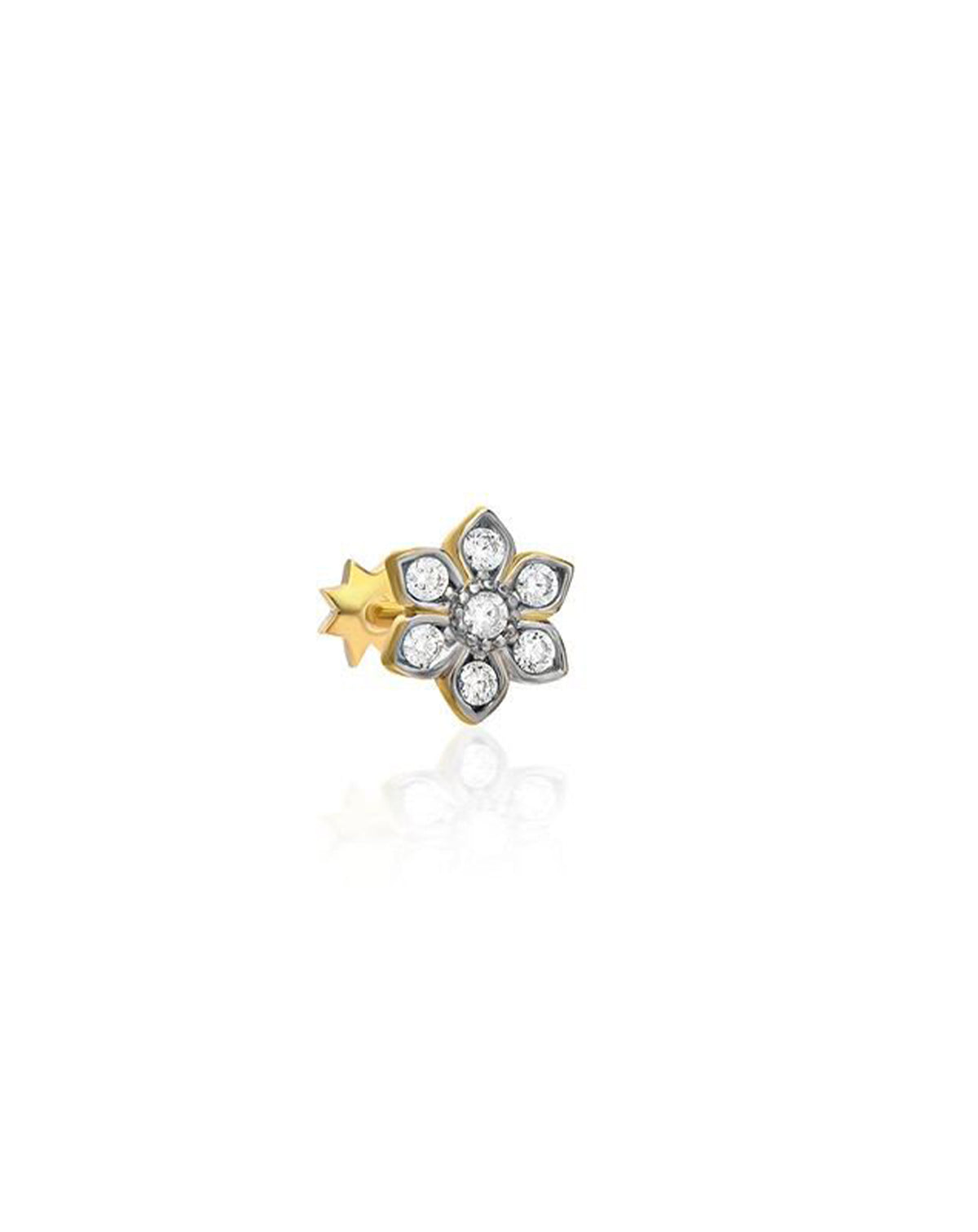 Çiçek Altın Piercing PR200147