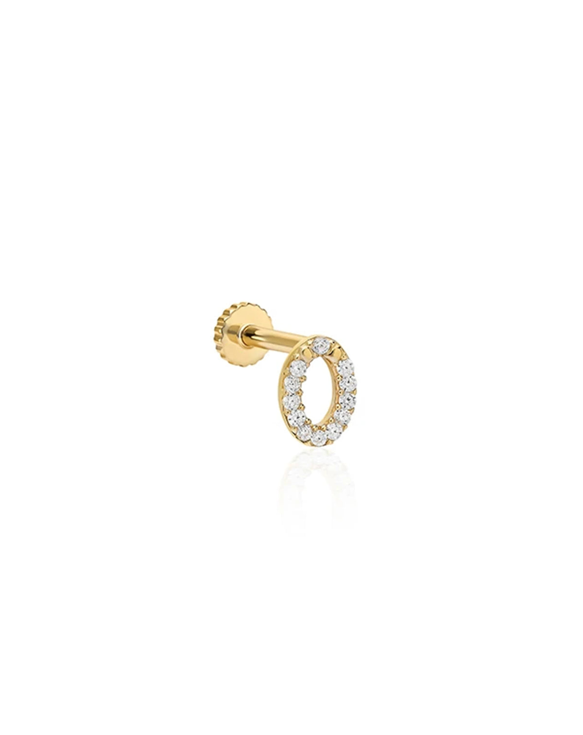 Harfli Altın Piercing PR200150_2