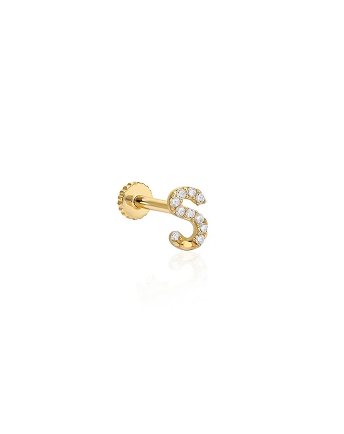 Harfli Altın Piercing PR200150_4