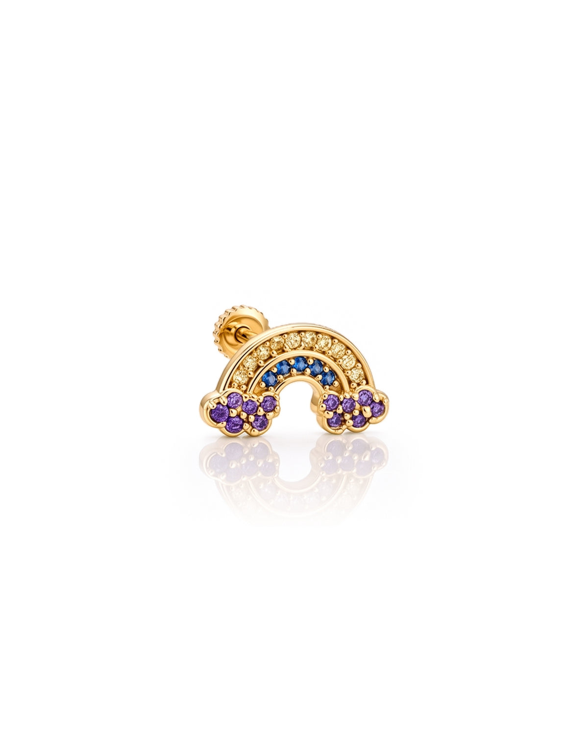 Gökkuşağı Altın Piercing PR200237