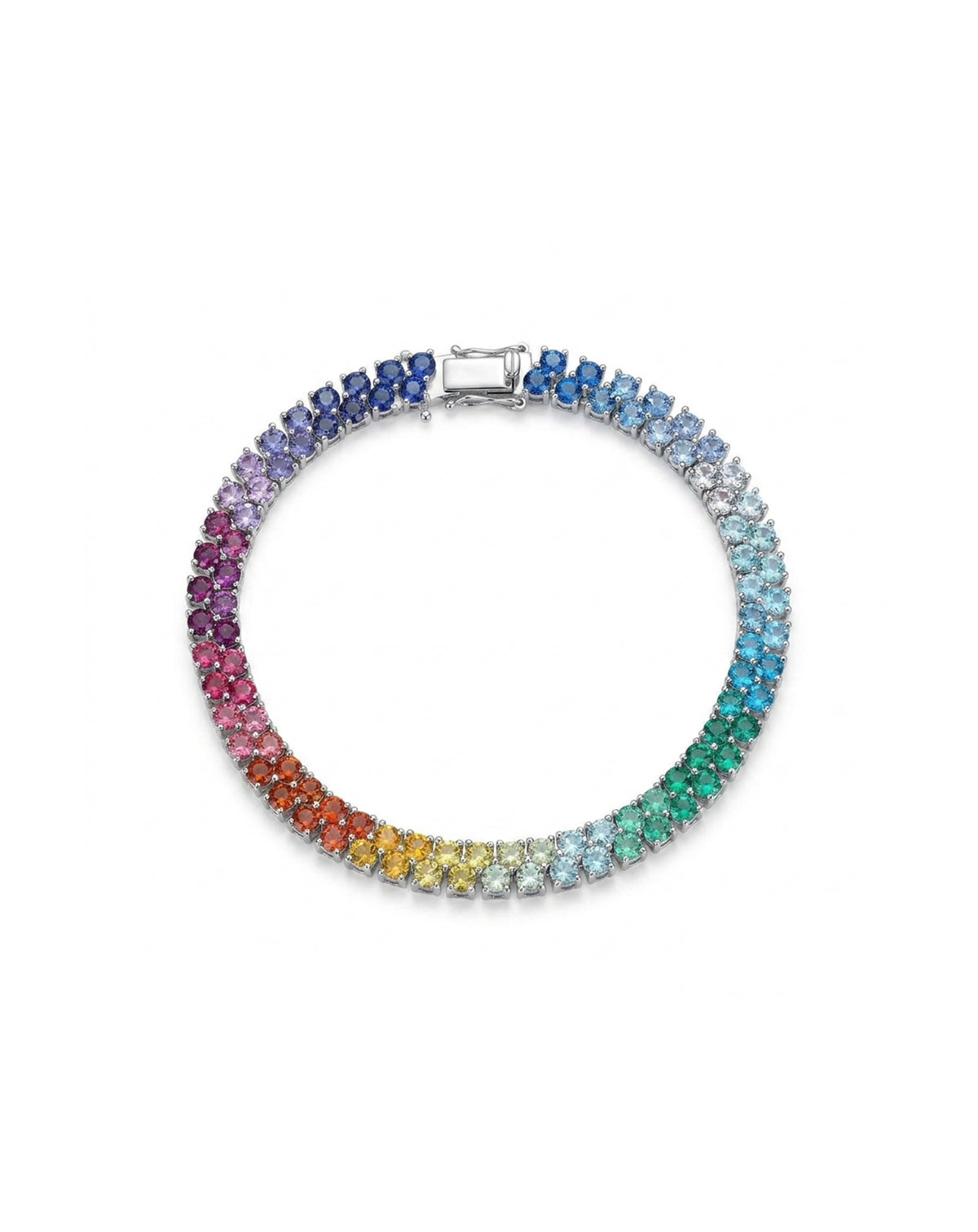 Rainbow Gümüş Bileklik BL700299