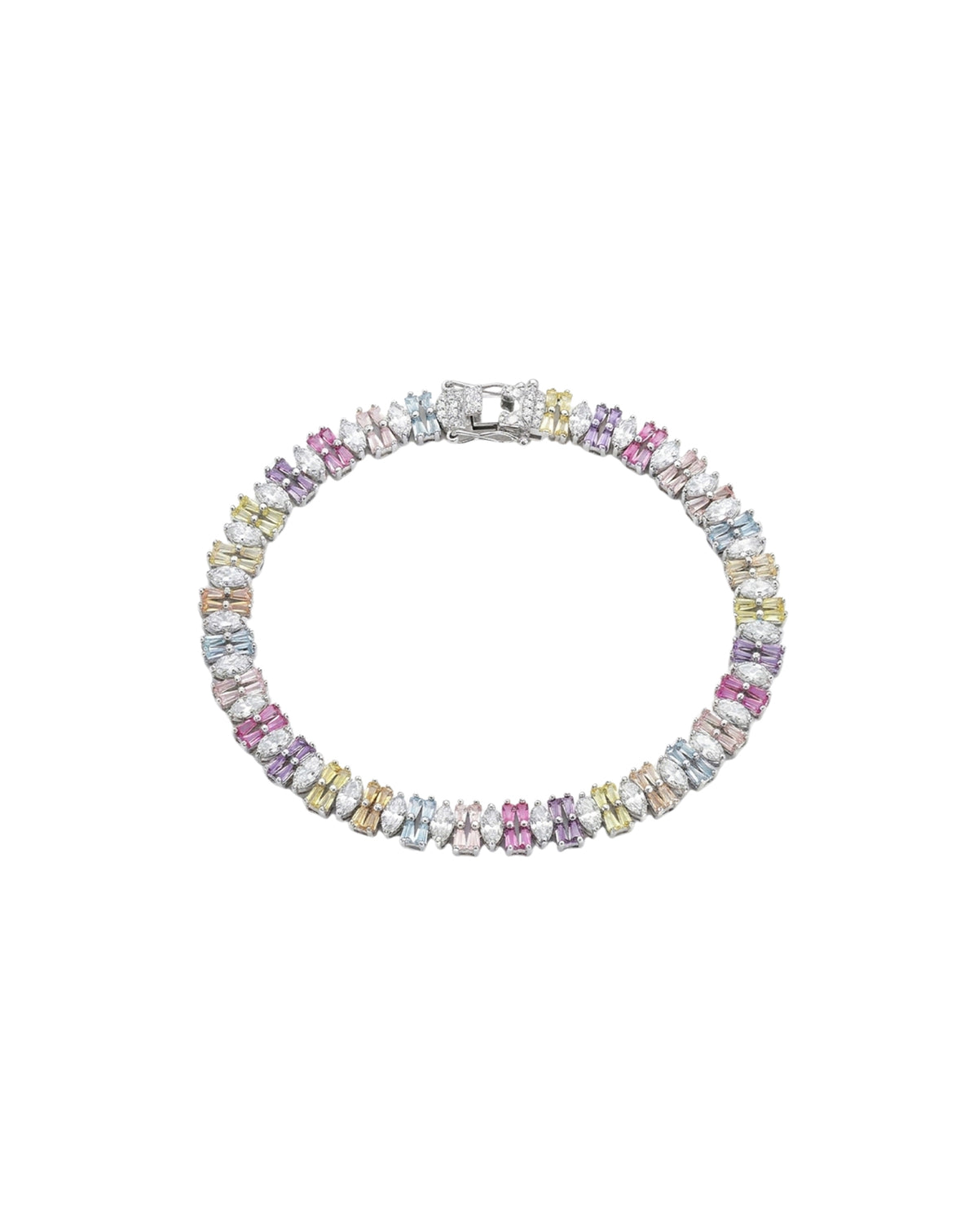 Rainbow Gümüş Bileklik BL700346