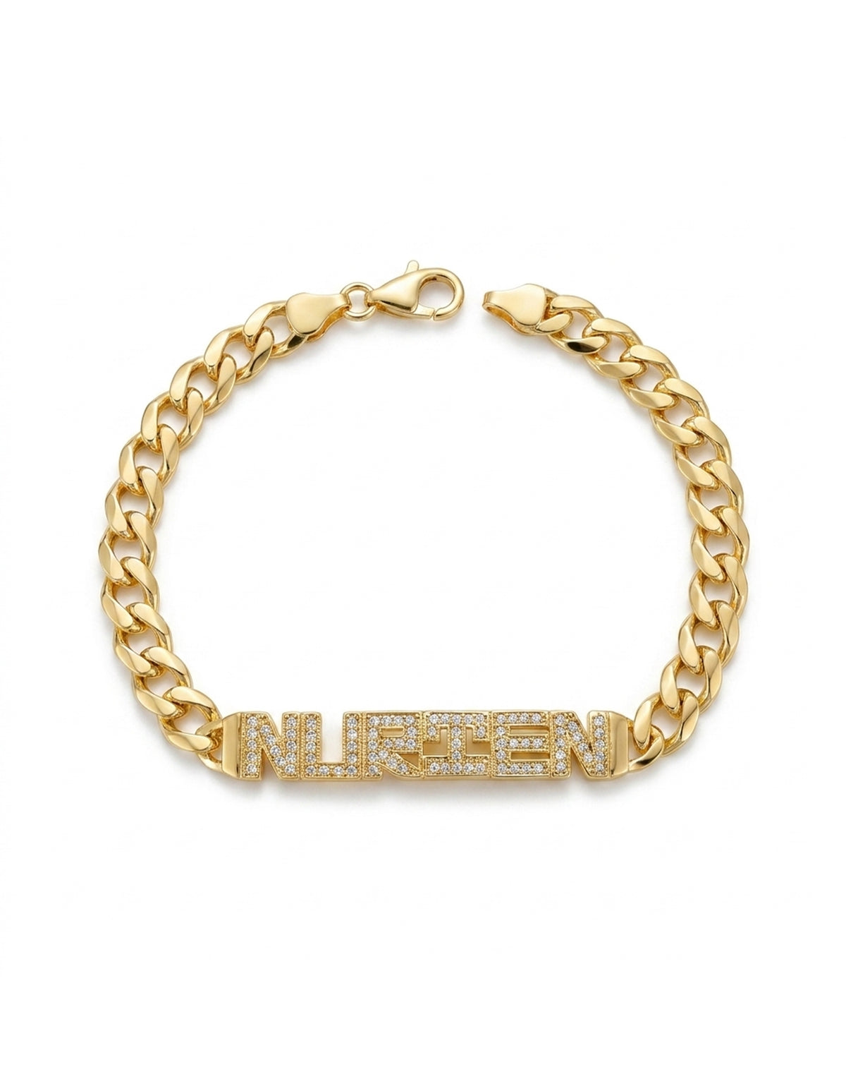 İsimli Gümüş Bileklik KB700586A