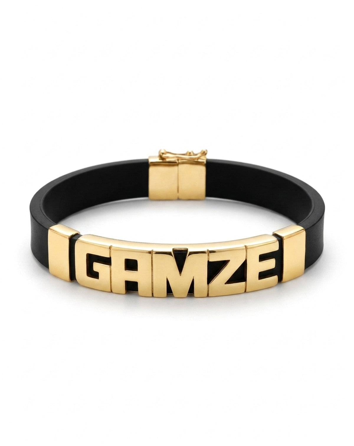 İsimli Derili Gümüş Bileklik KB700602A
