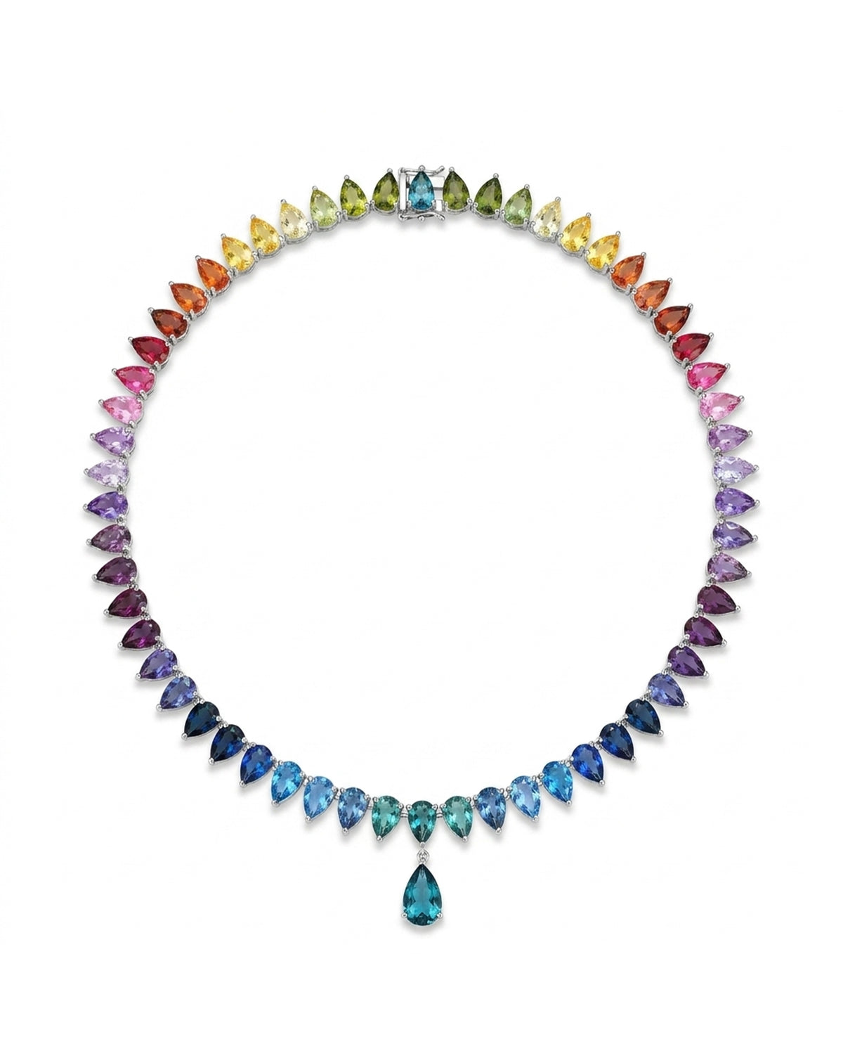 Rainbow Gümüş Kolye KL700388