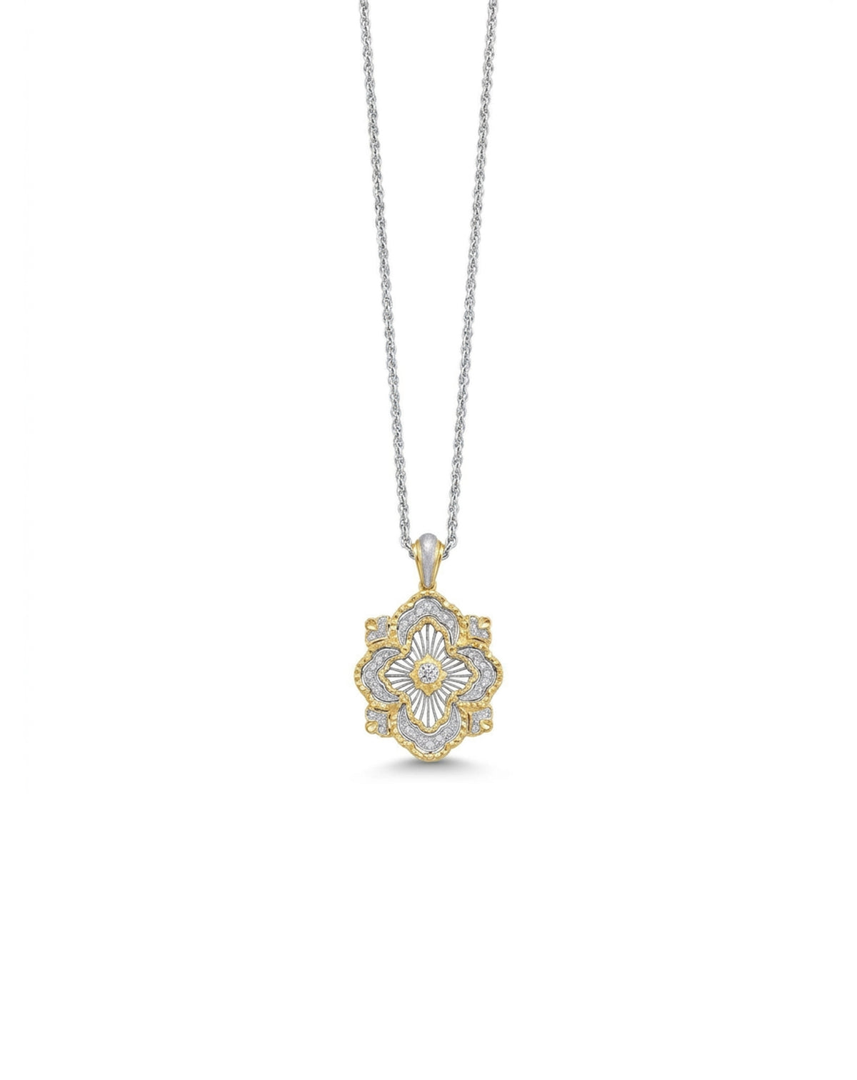 Filigree Gümüş Kolye KL700410