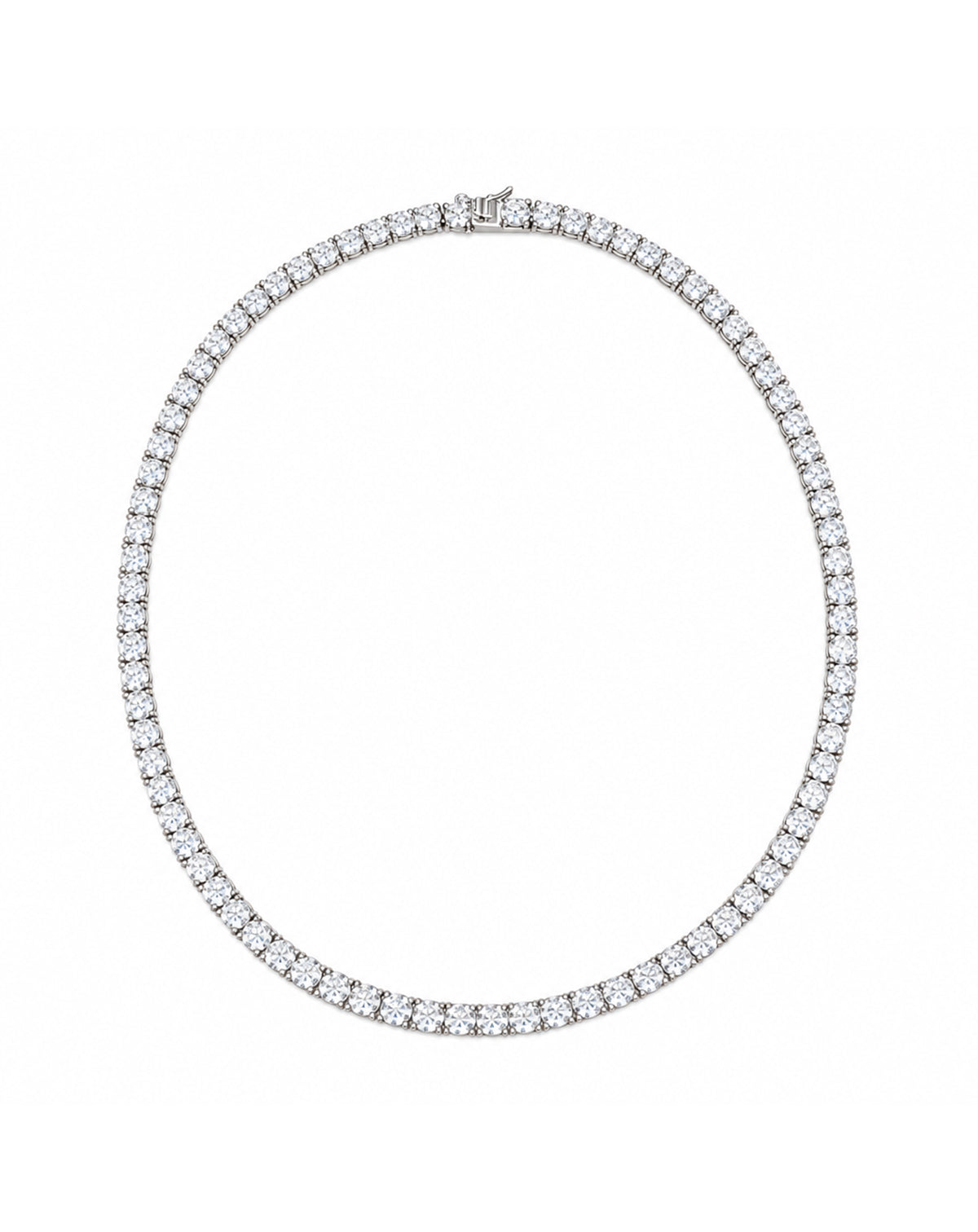 Su Yolu Gümüş Kolye (4mm - 40cm)