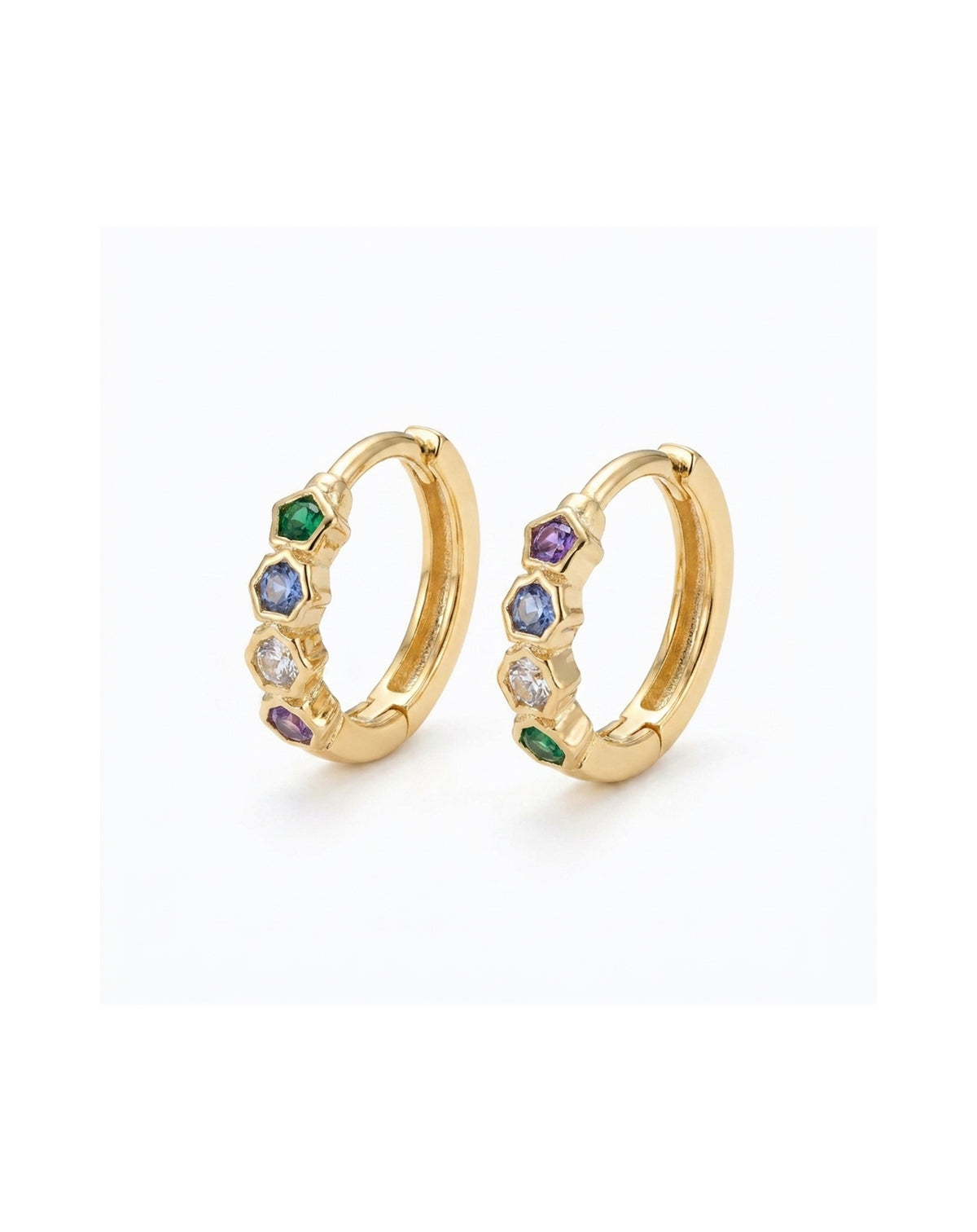 Gilded Gümüş Küpe KP700556