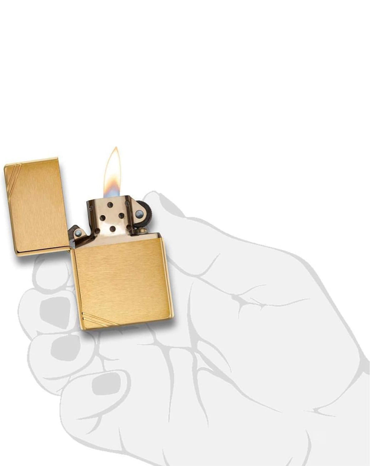 Zippo Çakmak 1937 Vintage™ Series With Slashes (Z-240) Z-240 (240-000086)_4