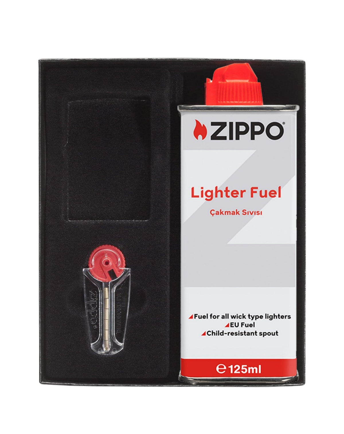 Zippo Çakmak Hediye Kutusu (Benzin & Taşlı) Z-50RE4 (50RE2)