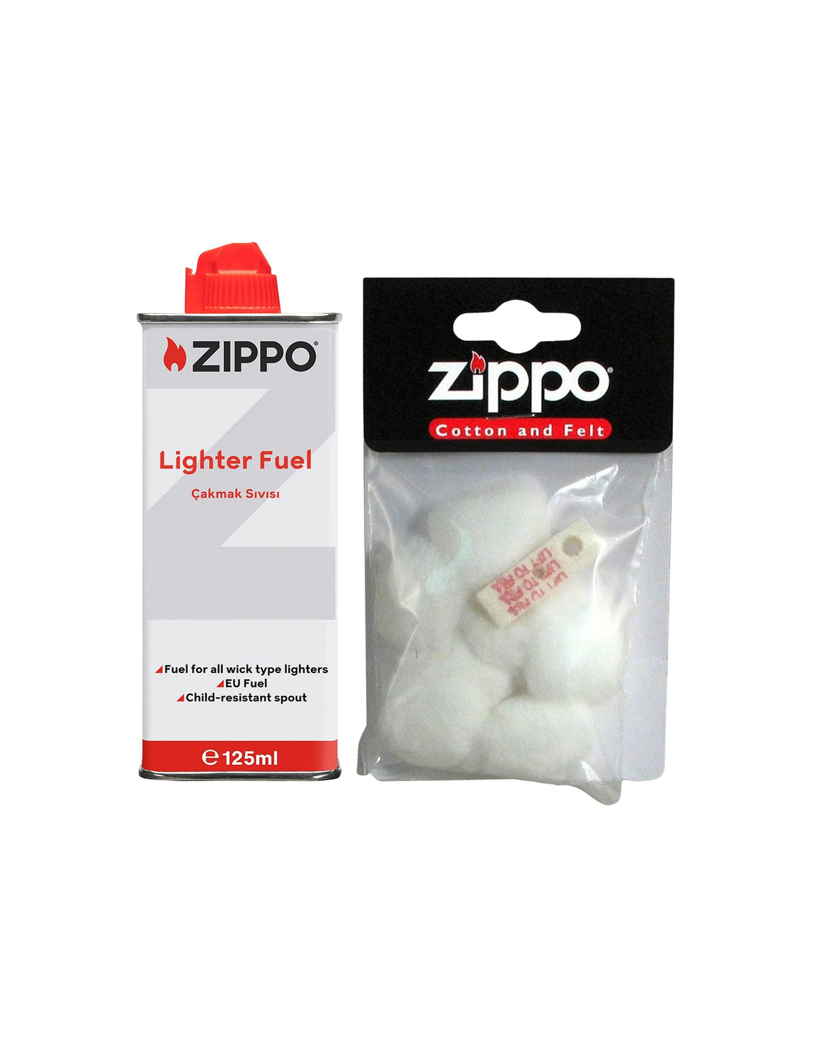 Zippo Çakmak Benzini & Pamuk ve Keçesi ZSET (3141) & (122112)