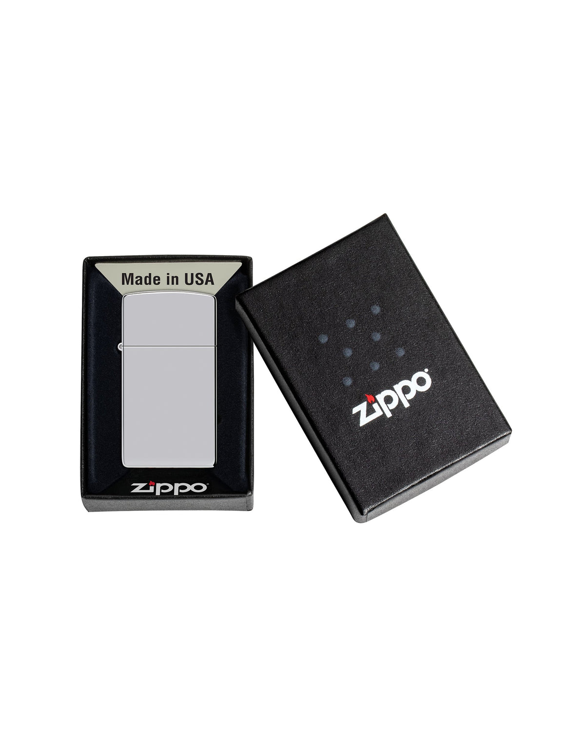 Zippo Çakmak Slim® Black Ultralite® (Z-1610) Z-1610 (1610-001321)_5