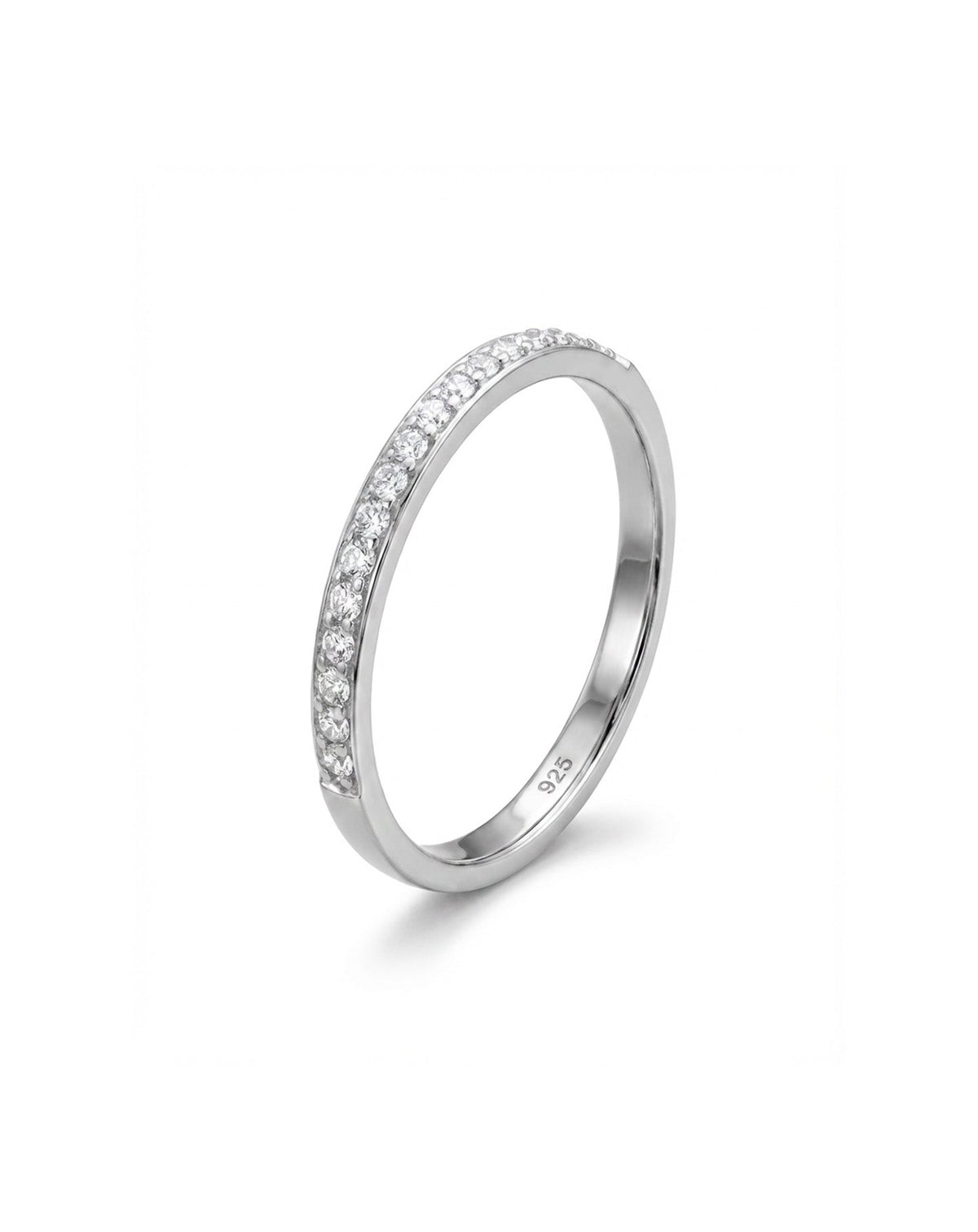 Pave Minimal Gümüş Yüzük YZ700028GZ