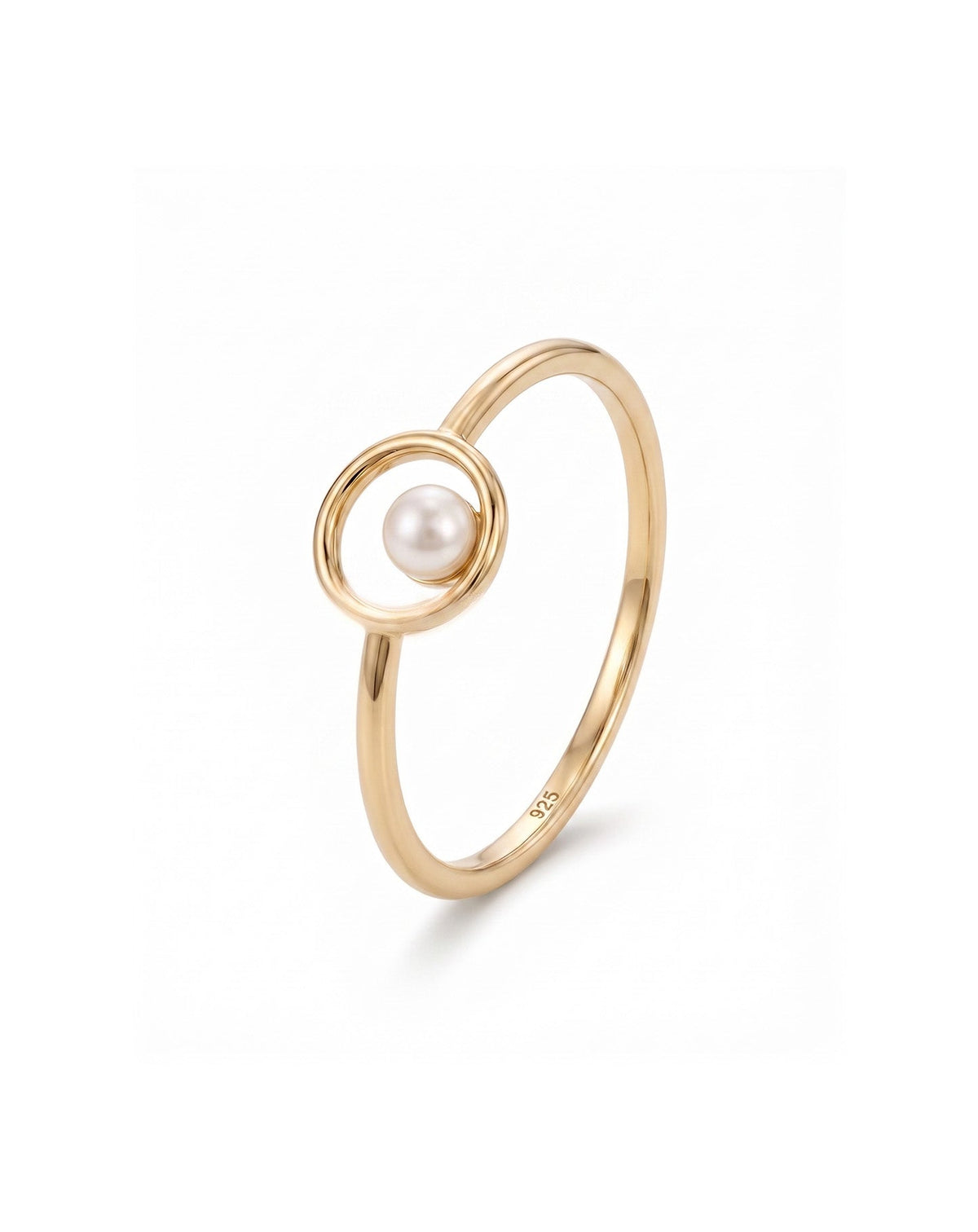 Loop Pearl Minimal Gümüş Yüzük YZ700111Aİ