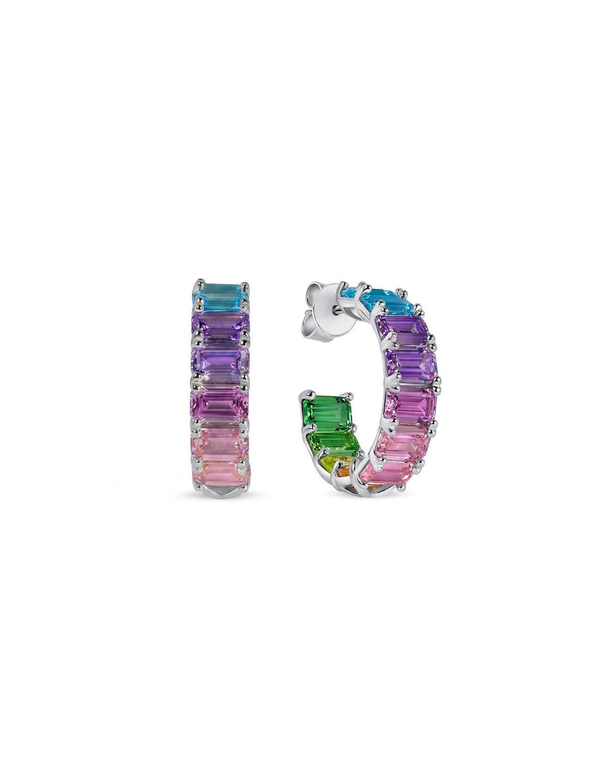Rainbow Gümüş Küpe KP700249